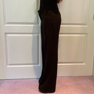 Boot-cut wide leg Michael Kors Black Dress Pants